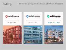 Tablet Screenshot of livingmidtown.com